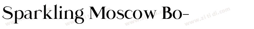 Sparkling Moscow Bo字体转换 Sparkling Moscow Bo字体转换